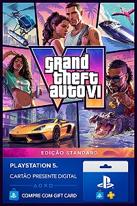 Grand Theft Auto VI Standard para PS5 – Crédito PSN Brasil