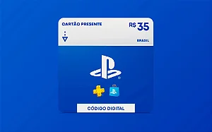 Gift Card PlayStation Store R$ 35 - Código Digital
