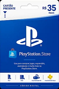 Gift Card PlayStation Store R$ 35 - Código Digital