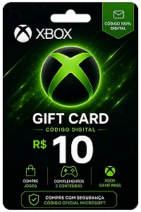 Gift Card Xbox R$ 10,00 - Código Digital Original