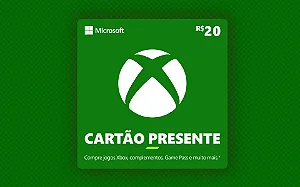 Gift Card Xbox R$ 20,00 - Código Digital Oficial