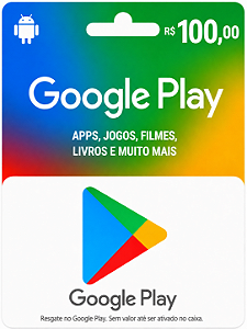 Gift Card Google Play R$ 100 - Código Digital
