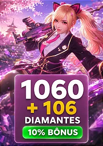 Recarga Free Fire 1060 Diamantes - Código Digital
