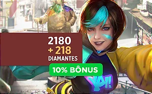 Recarga Free Fire 2180 Diamantes Código Digital - Envio Imediato