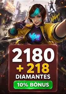 Recarga Free Fire 2180 Diamantes - Código Digital