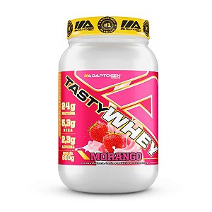 TASTY WHEY MORANGO - ADAPTOGEN (900g)