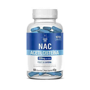 NAC ACETILCISTEÍNA HEALTH LABS 60 CÁPS