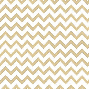 Papel Adesivo Chevron Dourado