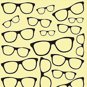 Papel Adesivo Casual Óculos 01