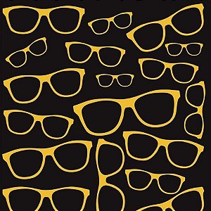 Papel Adesivo Casual Óculos 02