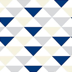 Papel Adesivo Geométrico Triangulo Degrade Azul