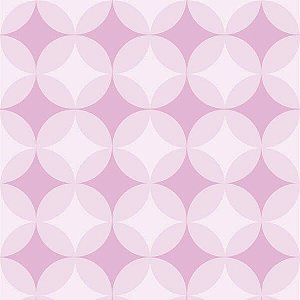 Papel Adesivo Geométrico Estrelas Rosa