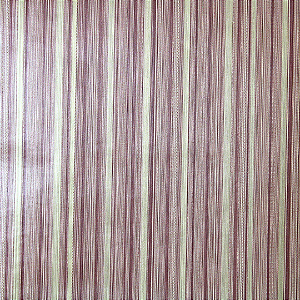 Papel de Parede Listrado Vermelho e Dourado Rolo com 10 Metros