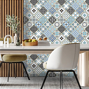 Papel Adesivo Azulejo Português 5 Metros