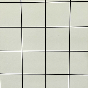 Papel de Parede Xadrez Branco e Preto 10 Metros