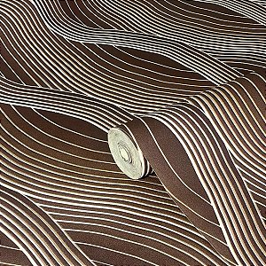 Papel de Parede Bailarina Marrom Escuro Importado Luxo 15 Metros