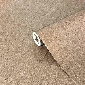 Papel de Parede Bege Escuro Super Vinílico Importado Luxo 15 Metros Lavável para Residencial e Comercial