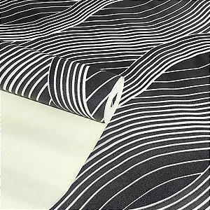 Papel de Parede Bailarina Preto Importado Luxo 15 Metros Lavável para Residencial e Comercial