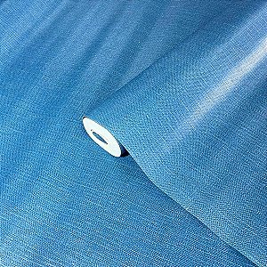 Papel de Parede Linho Azul Royal Importado Luxo 15 Metros Lavável para Residencial e Comercial