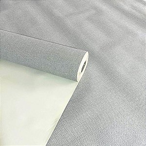 Papel de Parede Linho Cinza Claro Importado Luxo 15 Metros Lavável para Residencial e Comercial