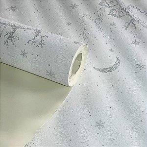 Papel de Parede Inverno Americano Importado Luxo 15 Metros Lavável para Residencial e Comercial