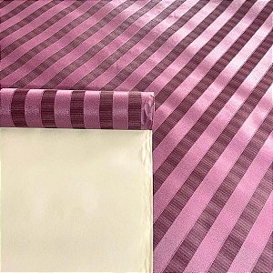 Papel de Parede Listrado Roxo Importado Luxo 15 Metros Lavável para Residencial e Comercial