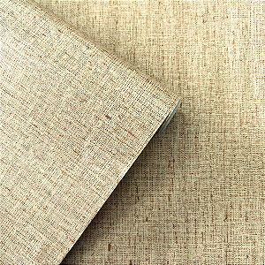 Papel de Parede Adesivo Linho Marrom Importado Vinílico Ideal P/ Quarto Sala Escritório 5MX45CM