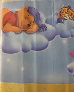 Faixa Adesivo De Parede Infantil Disney Pooh