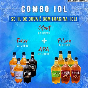 COMBO 10L (3L EASY LAGER + 3L PILSEN EXTRA + 2L STOUT + 2L APA)