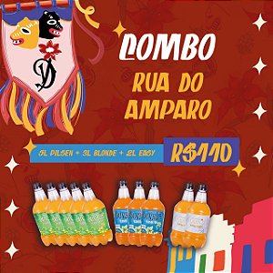 COMBO RUA DO AMPARO: 5L PILSEN + 3L BLONDE + 2L EASY LAGER