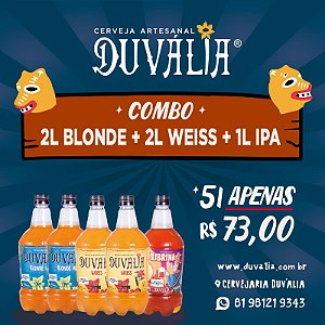 COMBO NA MEDIDA 2 (2L BLONDE + 2L WEISS + 1L IPA)