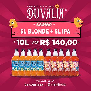 COMBO 10L: (5L BLONDE + 5L IPA)