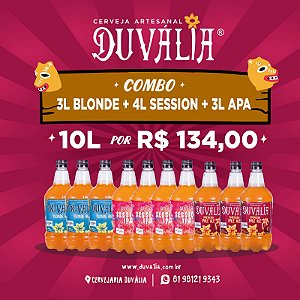 COMBO 10L: (3L BLONDE + 4L SESSION IPA + 3L IPA)