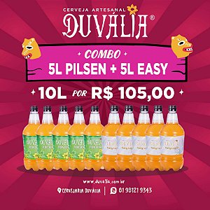 combo 10L: (5L PILSEN + 5L EASY LAGER)