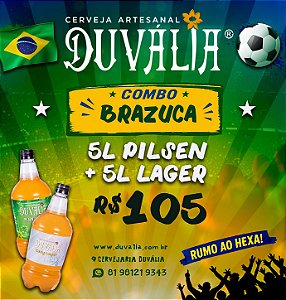 COMBO BRAZUCA: 5L PILSEN + 5L LAGER