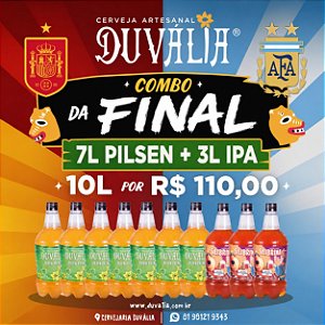 COMBO DA FINAL: 7L PILSEN + 3L IPA