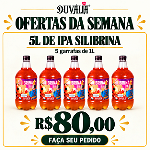 OFERTA DA SEMANA - COMBO: 5L IPA SILIBRINA