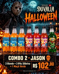 COMBO 2 HALLOWEEN: 3L BLONDE + 3L IPA SILIBRINA + 1L LAGER MAÇA VERDE