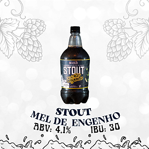 1L CHOPE STOUT MEL DE ENGENHO - GROWLER PET