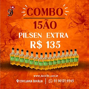 COMBO 15ÃO: 15L PILSEN EXTRA