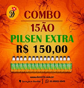 COMBO 15ÃO: 15L PILSEN EXTRA