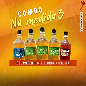 COMBO NA MEDIDA 3 (3 PILSEN + 1 BLONDE + 1 IPA)