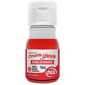 CORANTE VERMELHO MORANGO 10ML