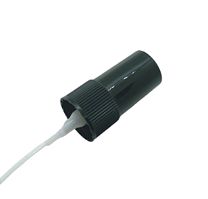 VÁLVULA HOME SPRAY  R18/410 PRETA C TAMPA TRANSPARENTE
