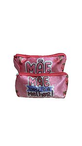 Kit 2 Necessaire Mãe - Pink