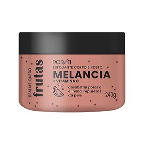 Esfoliante Melancia Corpo e Rosto 240g - Porán