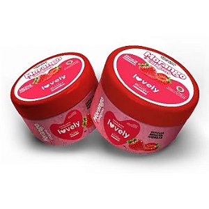 Esfoliante Corporal Morango linha Lovely -  Face Beautiful