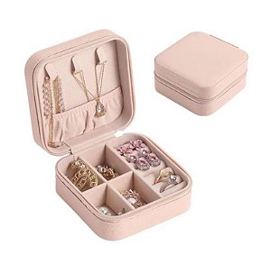 Porta Jóias 10x10 - Rosa Claro