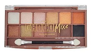 Paleta de Sombras ChocoMix Cor Chocolate Branco - Mia Make