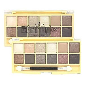 Paleta de Sombras ChocoMix Cor Chocolate ao Leite - Mia Make